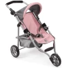 BAYER CHIC 2000 Jogging-Buggy LOLA Melange Grau-rosa