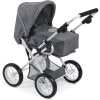 BAYER CHIC 2000 Kombi-Puppenwagen LENI, Jeans Grey