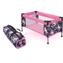 BAYER CHIC 2000 Puppen Reisebett Einhorn
