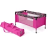 BAYER CHIC 2000 Puppen Reisebett Hot Pink Pearls