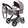 Bayer Design Kombi-Puppenwagen Xeo Grau/Rosa