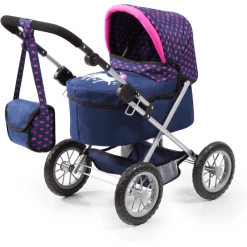 Bayer Design Puppenwagen Trendy Blau, Mit Einhorn