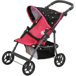 Knorr Toys® Puppenbuggy Liba NICI "Theodor Carbon" Schwarz