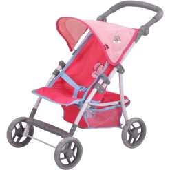 Knorr Toys® Puppenbuggy Liba NICI "Theodor & Friends" Rosa