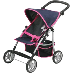 Knorr Toys® Puppenbuggy Liba - "UMA. Das Einhorn Blue" Rosa