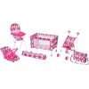 Knorr Toys® Puppenreise Set - 6-tlg. Rosa