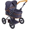 Knorr Toys® Puppenwagen First - "dark Blue" Blau