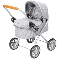 Knorr Toys® Puppenwagen Mini Lili - "stone Brown" Grau