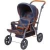 Knorr Toys® Zwillingspuppenwagen Big Twin - "dark Blue" Blau