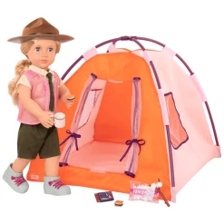 Our Generation Campingzelt Orange Mehrfarbig