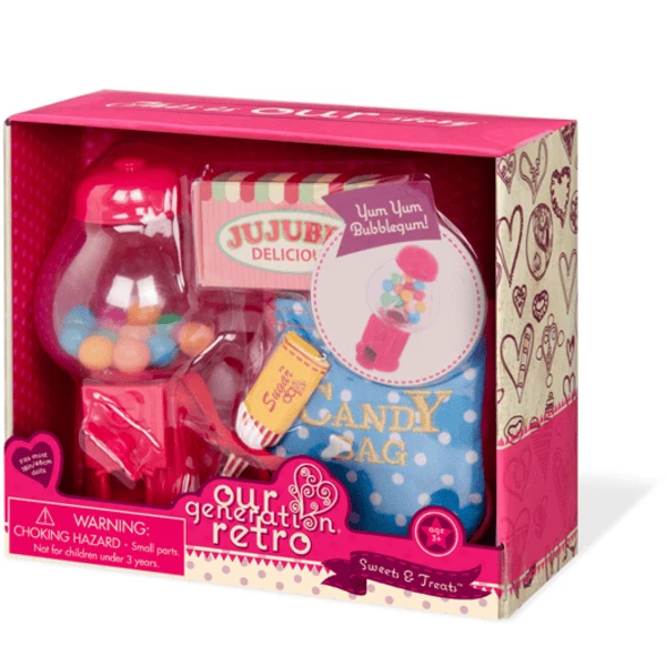 Our Generation Süßigkeiten Set Retro Mehrfarbig