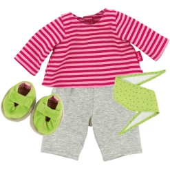 Sigikid® Kleiderset Quendy, Pink-grau