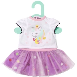 Zapf Creation Dolly Moda Einhorn Shirt Mit Tutu, 36cm